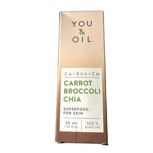 You & Oil Carrot Broccoli Chia Superfood for Skin serum skincare 100% bioactive